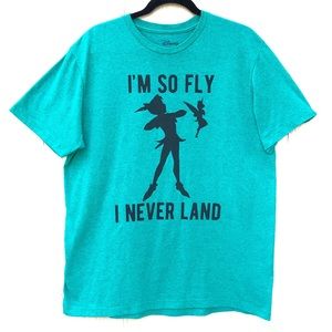 NWOT Disney Peter Pan Neverland Graphic Tee Large